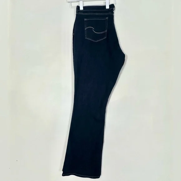 Levi Strauss Signature Mid-Rise Bootcut Denim Jeans • Blue • Sz 20M W35 L32 •EUC - Picture 10 of 15